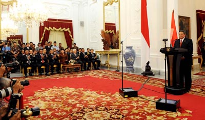 Susilo Bambang Yudhoyono on Indonesian President Susilo Bambang Yudhoyono   S Official Speech At
