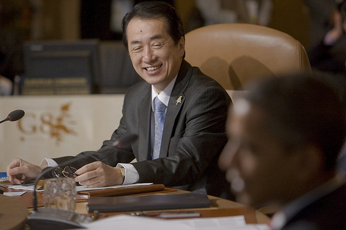 naoto kan prime minister of japan. of Naoto Kan to the Prime