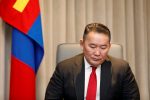 Mongolian President Battulga Khaltmaa attends an interview with Reuters at the State Great Khural (Parliament) in Ulaanbaatar, Mongolia 31 May 2019. (Photo: REUTERS/B. Rentsendorj)
