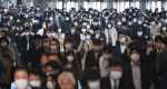 A crowd of people wearing a face mask commute at JR Shinagawa Station in Minato Ward, Tokyo, Japan on 8 April 2020, one day after Japanese government declared a state of emegency due to the sharp rise in cases of people infected with the virus (Photo: Reuters/Yomiuri Shimbun).