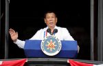Philippine President Rodrigo Duterte speaks at the Emilio Aguinaldo shrine in Kawit, Cavite, Philippines, 12 June 2018 (Photo: Reuters/Erik De Castro).