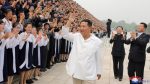 North Korean Supreme Leader Kim Jong-un at a Youth Day rally in Pyongyang, North Korea, 28 August 2021 (Photo: Reuters/KCNA).