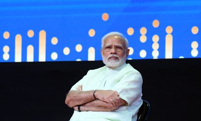 Narendra Modi during the inauguration of the Biotech Start-up Expo in New Delhi, India June 9, 2022 (Photo: Sonu Mehta / Hindustan Times / CIPA USA via Reuters).