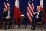 US President Joe Biden takes part in a bilateral meeting with Philippines President Ferdinand Romualdez Marcos, Jr. in New York, 22 September 2022 (Photo: Reuters/Leah Millis).