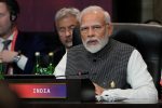 Indian Prime Minister Narendra Modi speaks during the G20 leaders summit in Nusa Dua, Bali, Indonesia, 15 November 2022 (Photo: Dita Alangkara/Pool via REUTERS)