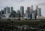 View of the central business district skyline in Singapore 26 March 26 2021 (Photo: Reuters/Edgar Su).